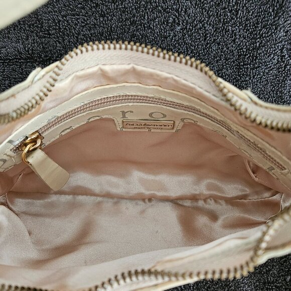 🔆3 For $20! Rocco Baracco Cream Small Leather Bag - Picture 11 of 12